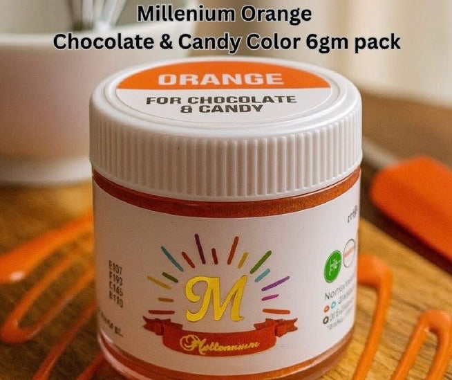 Millenium Orange Chocolate & Candy Color 6gm Pack