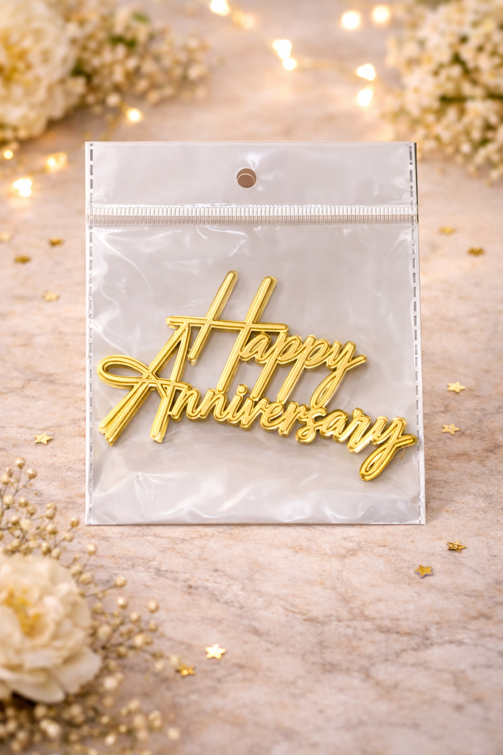 Happy Anniversary Acrylic Tags (Pack of 5pcs)