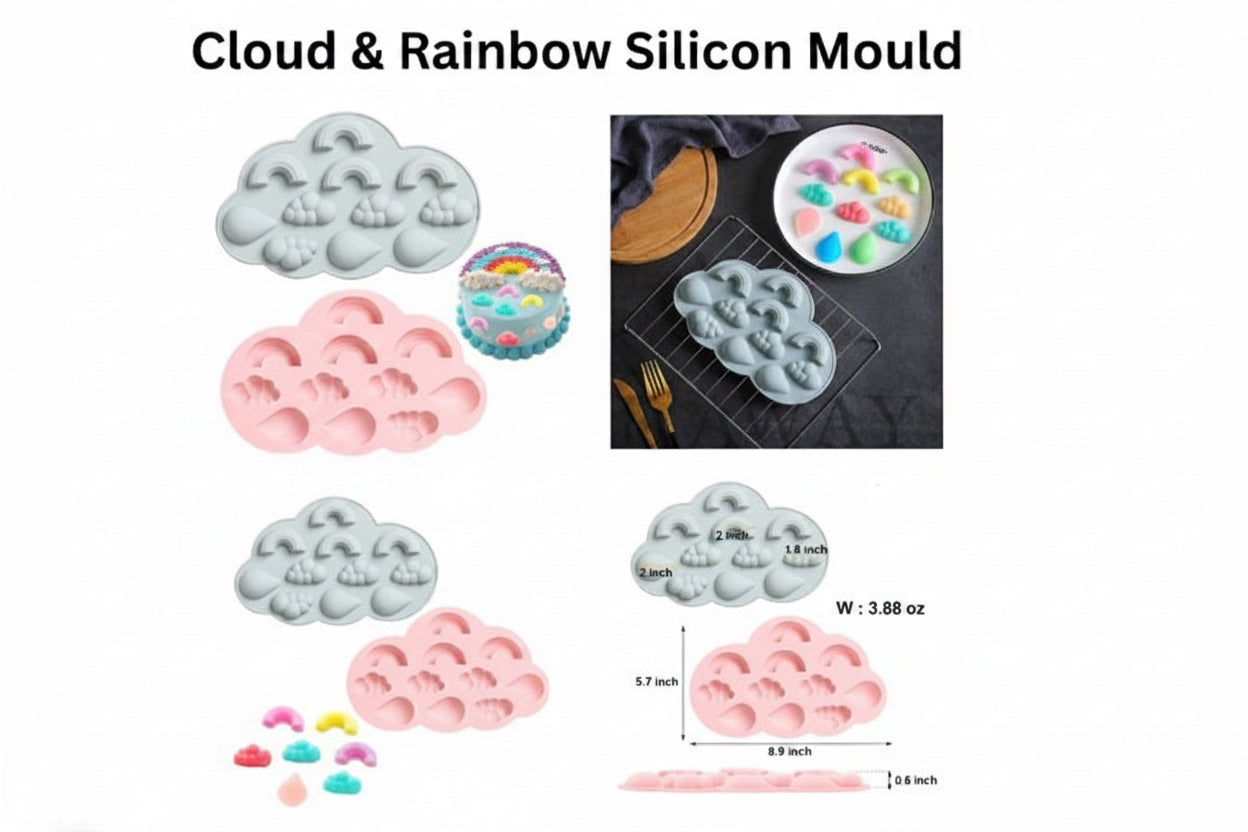 Cloud & Rainbow Silicone Mold