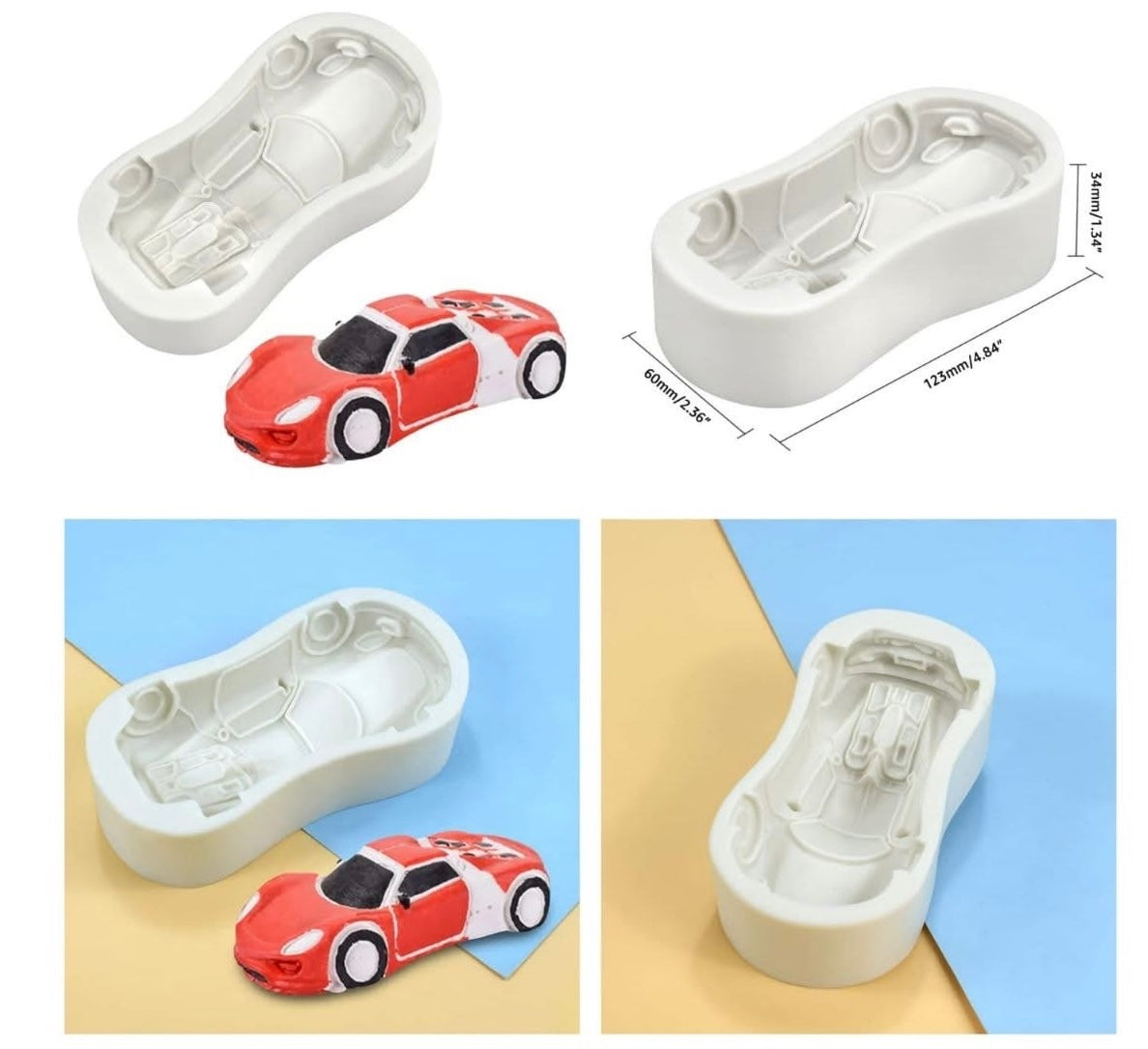 Silicone Fondant Car Mold
