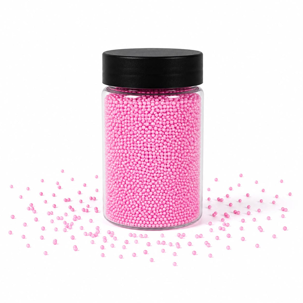 Imported Edible Mini Pink Sprinkles For Cake Decoration (100g)