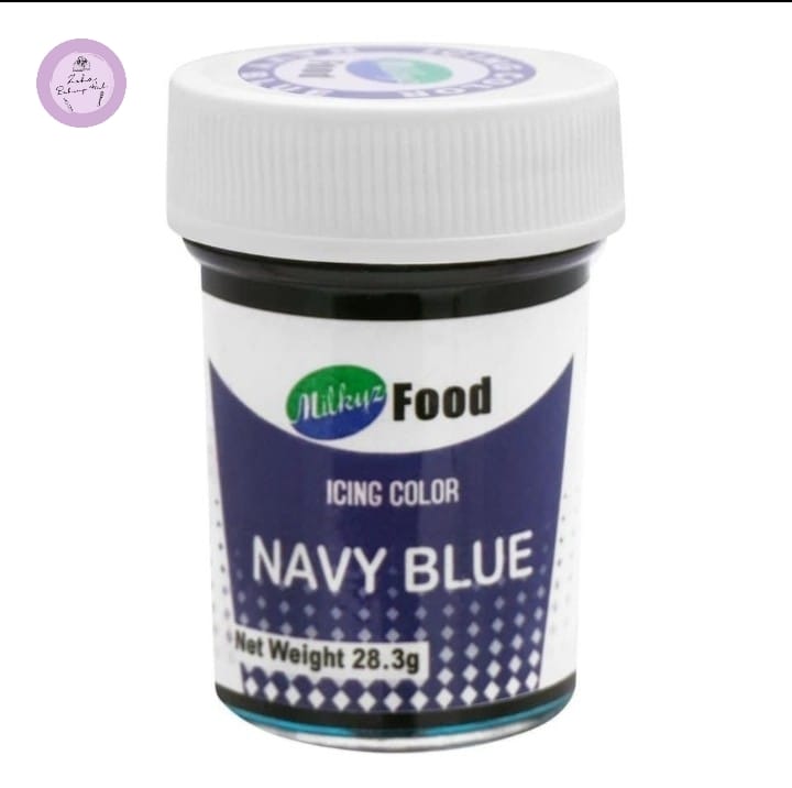 Milkyz Food Navy Blue Icing Gel Color
