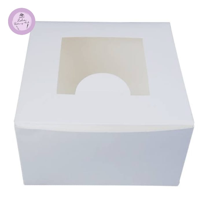 9"x 9"x 6" Window Cake Box