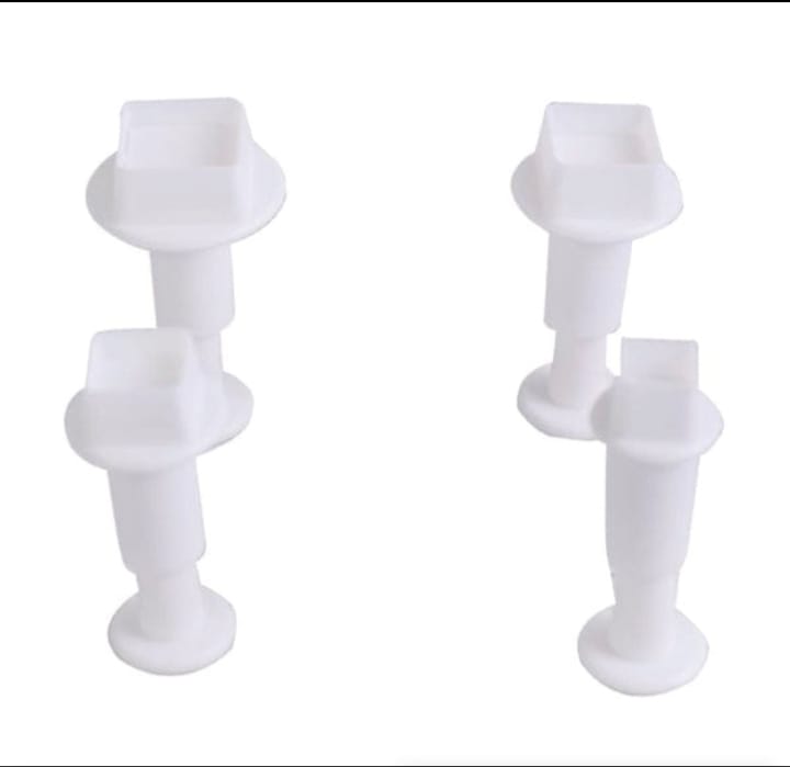 4pcs Square Plunger Cutter