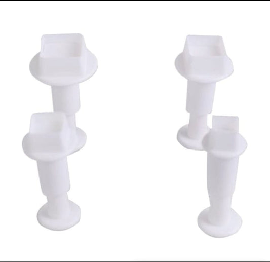 4pcs Square Plunger Cutter