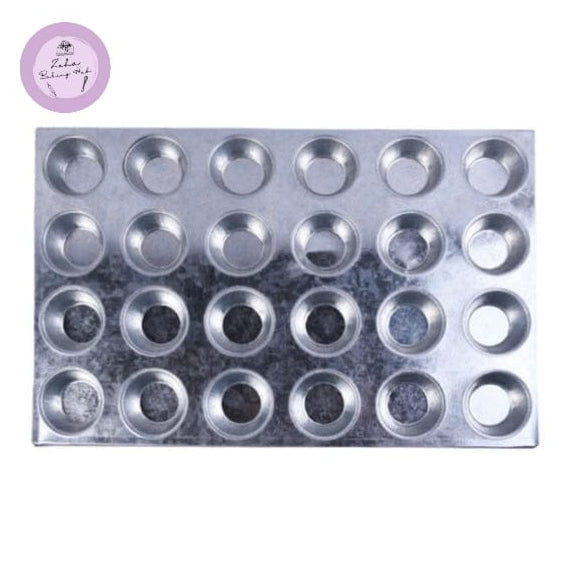 24 Cavity One Bite Cupcake Tray