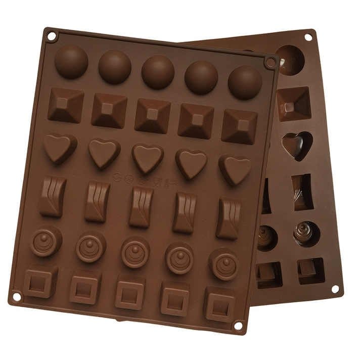 30 pcs 6 Variety Chocolate Candy Mold