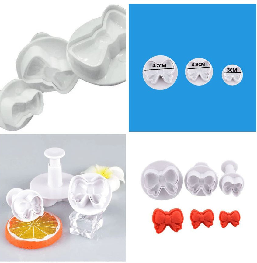 3pcs Bow Plunger Cutter