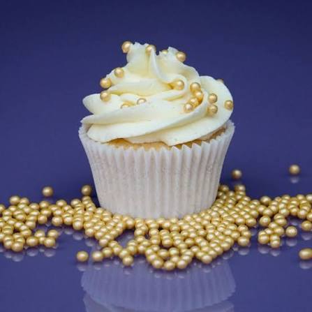 Golden 2mm Edible Pearls