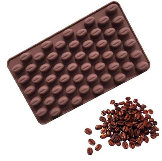 55 Cavity Coffee Beans Chocolate Mold