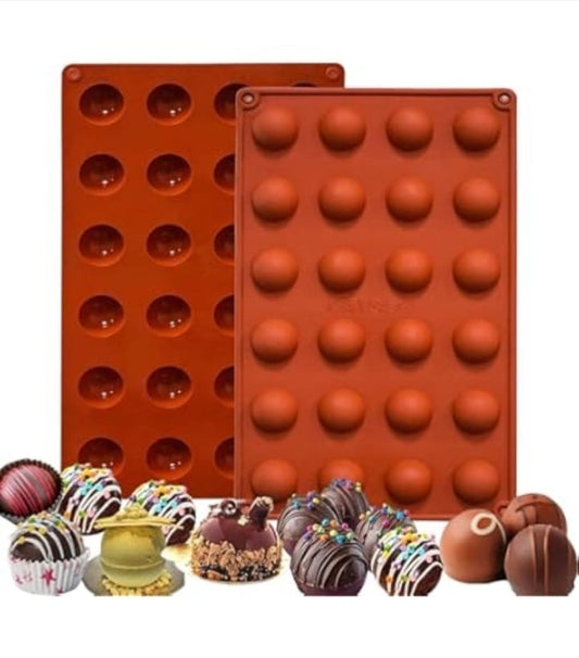 24 Cavity Small Sphere Silicone Chocolate Mold