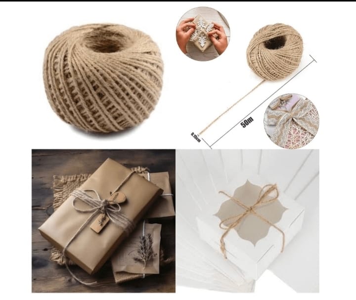 Jute Roll For Cake Box Decoration (50m)