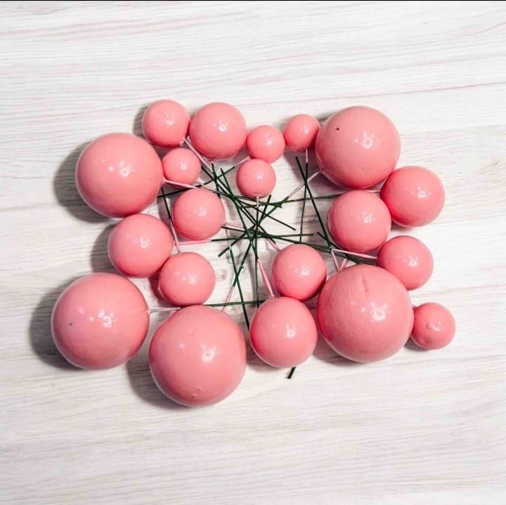 Pink Faux Ball (Pack of 20)