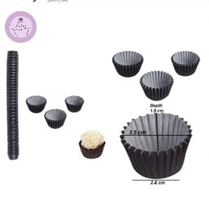 1000 pcs Brown 1 Bite Cupcake, Bonbon or Chocolate liner