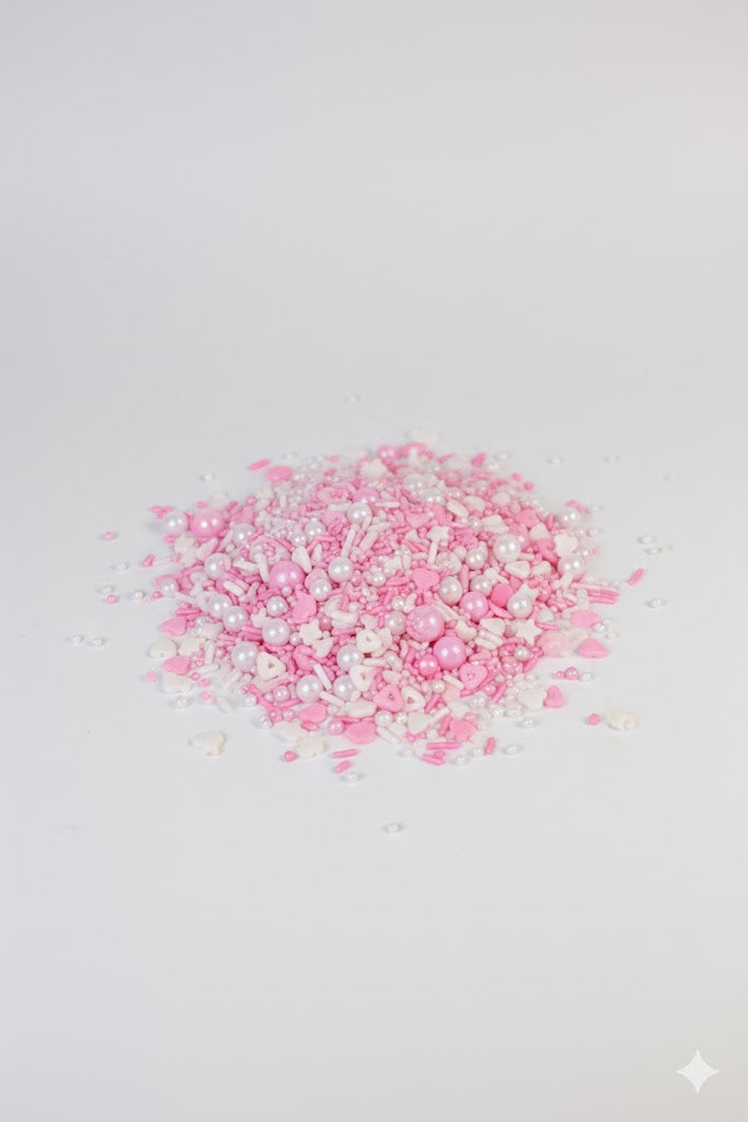 Pink & White Mix Pearls Sprinkles