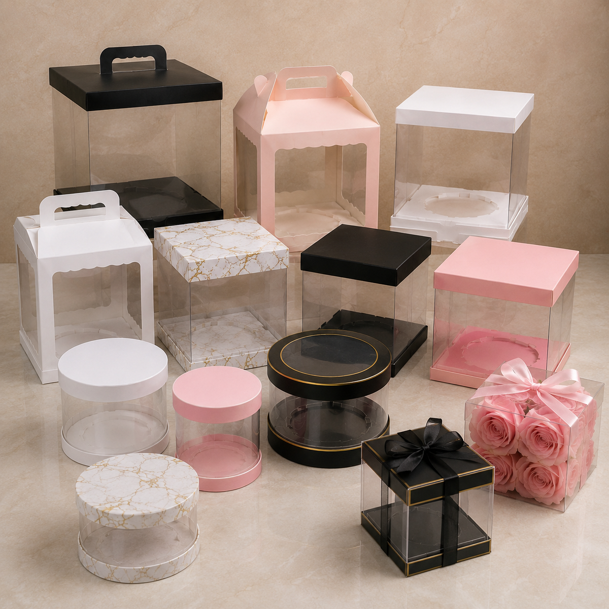 Premium PVC Cake Boxes