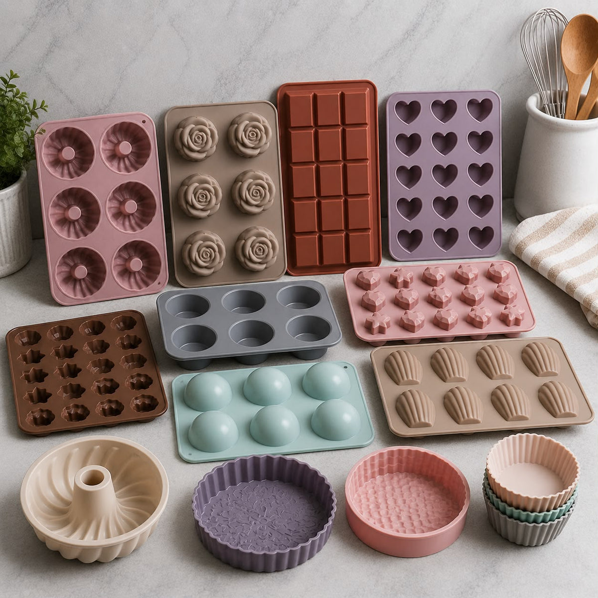 Silicone Fondant & Chocolate Molds