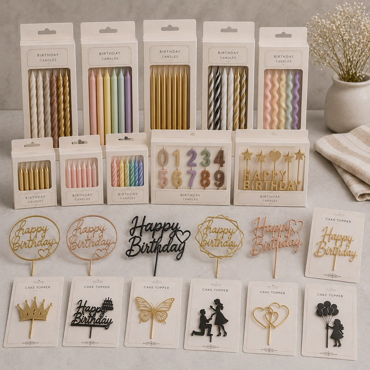 Candles & Cake Toppers
