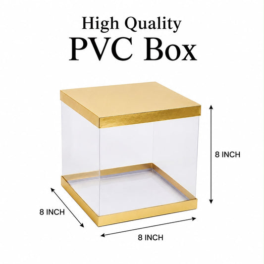 Transparent Cake Box (8x8x8 Inch)