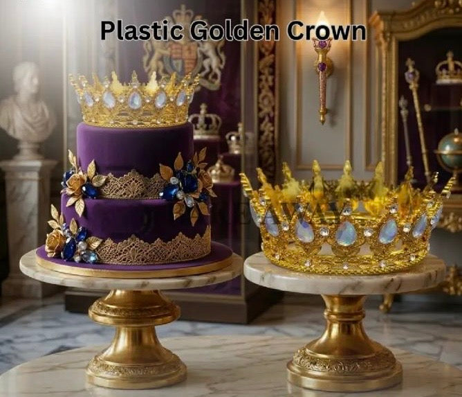 Plastic Gold Crown