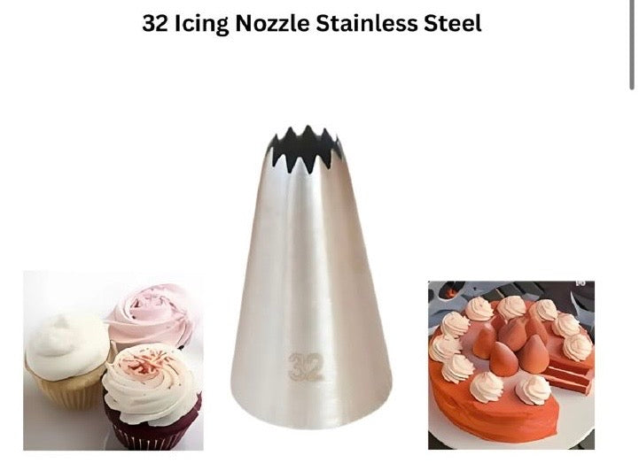 32 Icing Nozzle Stain Steel