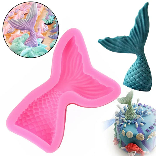 Mermaid Fish Tail Silicone Fondant Mold