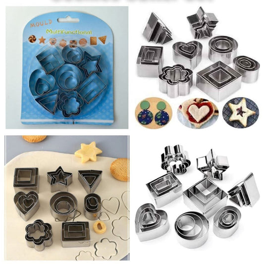 24 Pcs Multi Shapes Mini Cokkies Cutter Set