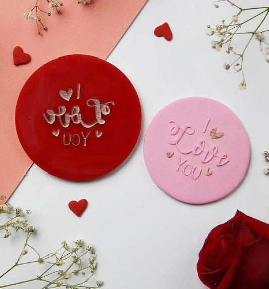 I Love You Fondant Embosser