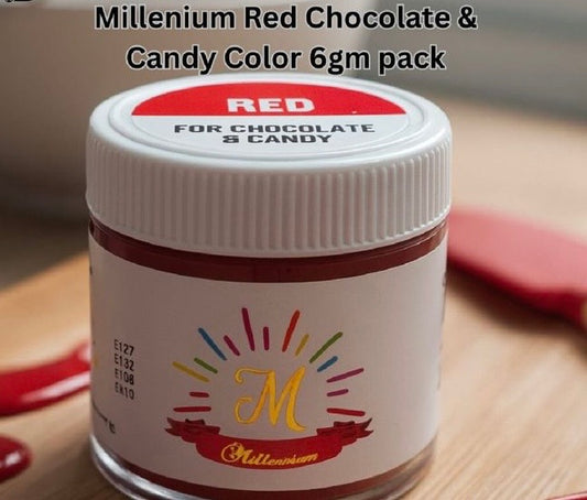 Millenium Red Chocolate & Candy Color 6gm Pack