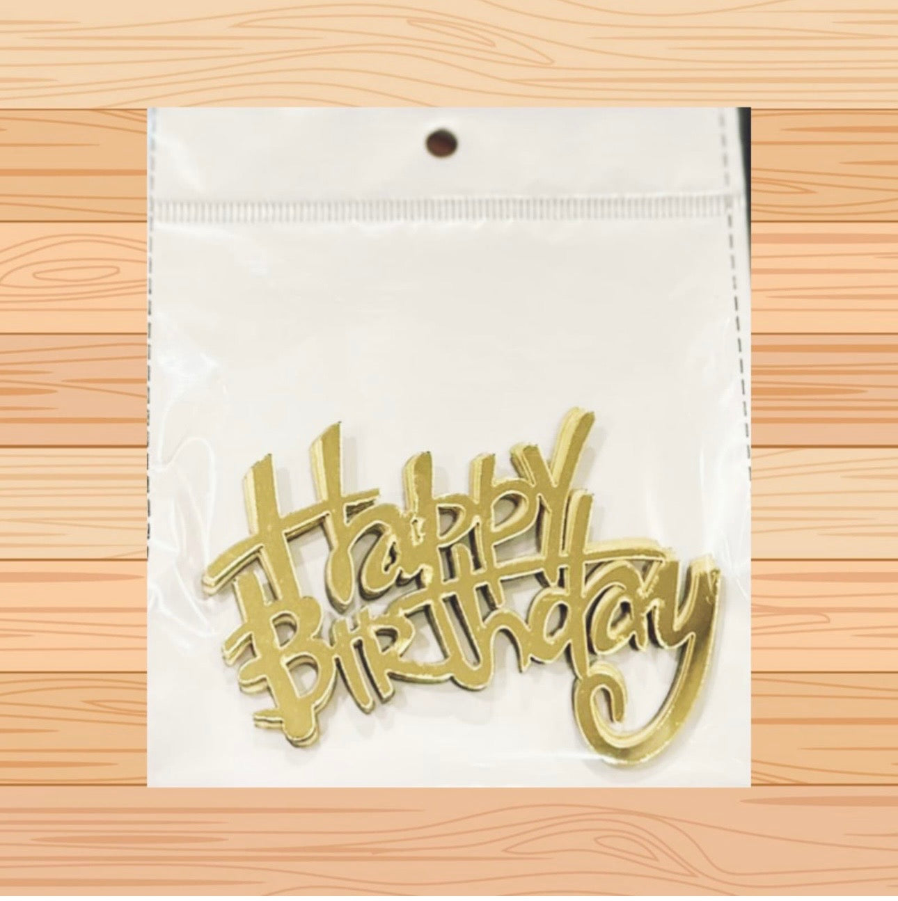 Happy Birthday Acrylic Tags Design 2( Pack of 5 Pcs)