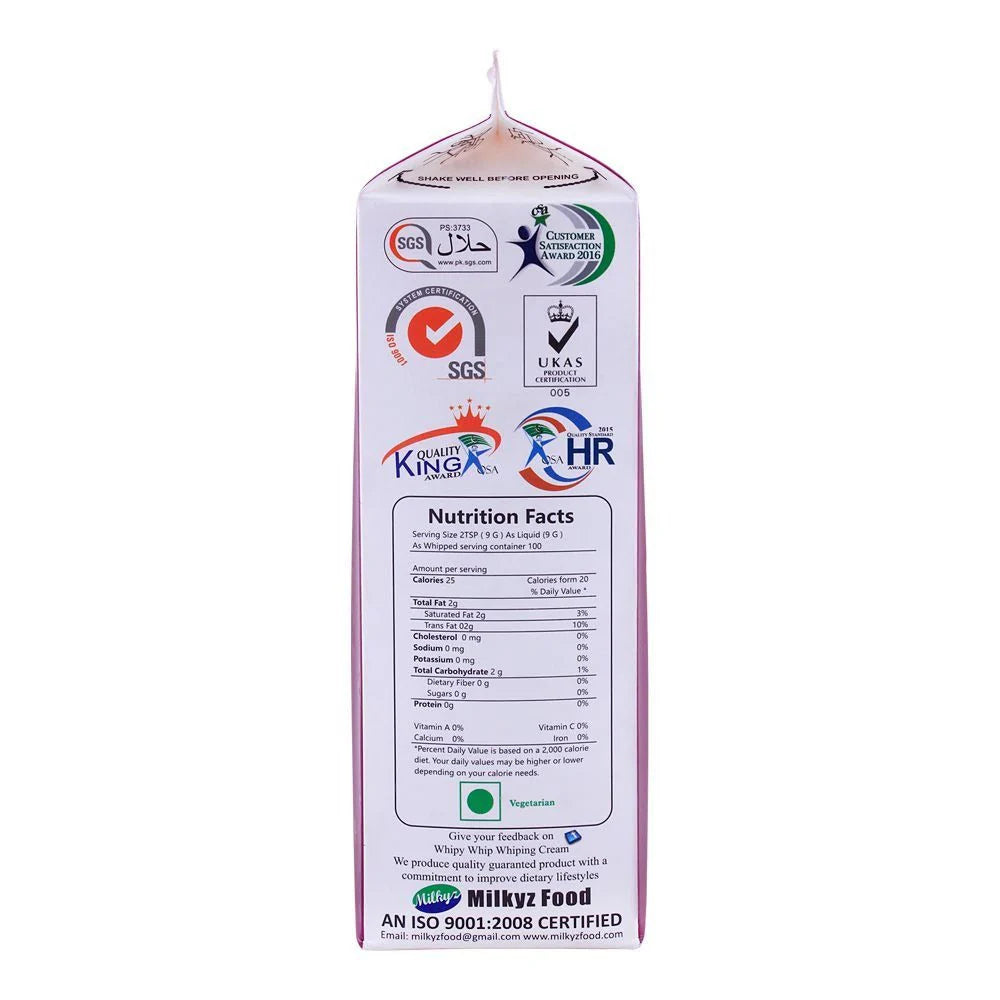 Whipy Whip Whipping Cream 1KG Pack