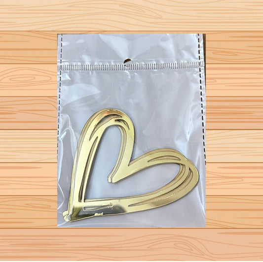 Heart Acrylic Tags (Pack of 5 Pcs)