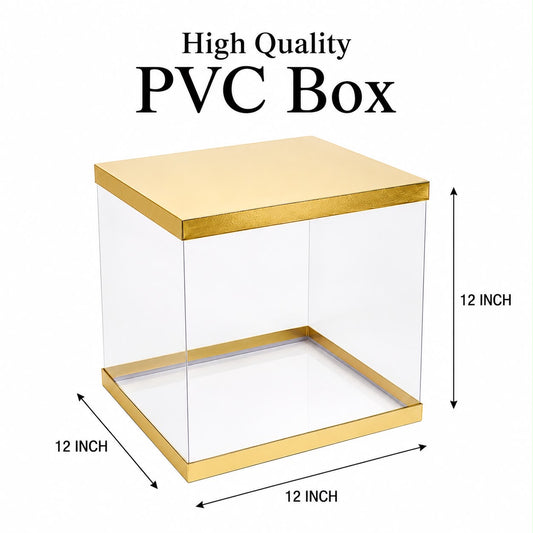 Transparent Cake Box (12x12x12 Inch)