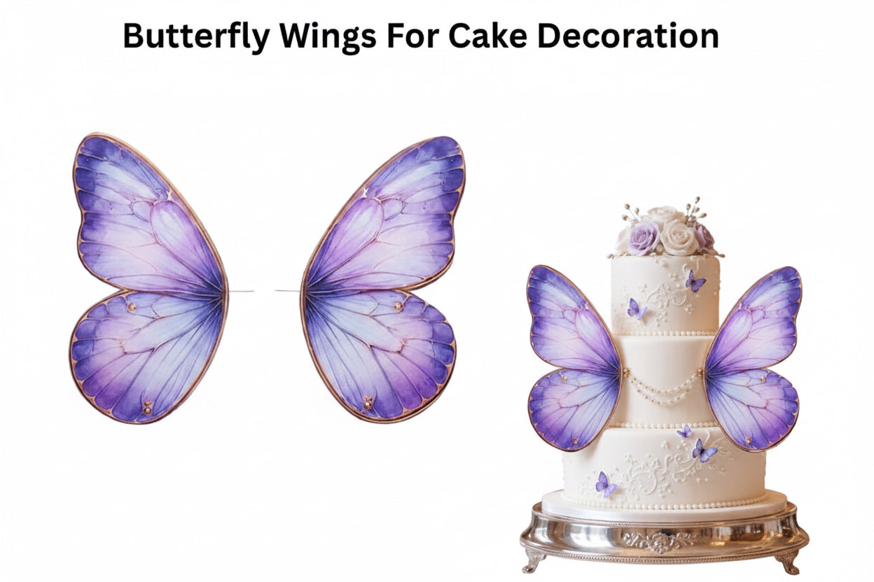 Buttterfly Wings For Cake Decoration