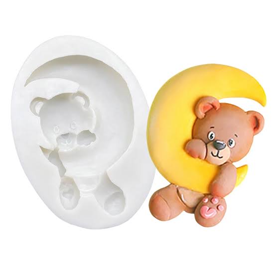 Bear Moon Silicone Mold