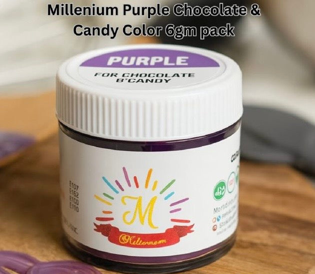 Millenium Purple Chocolate & Candy Color 6gm Pack