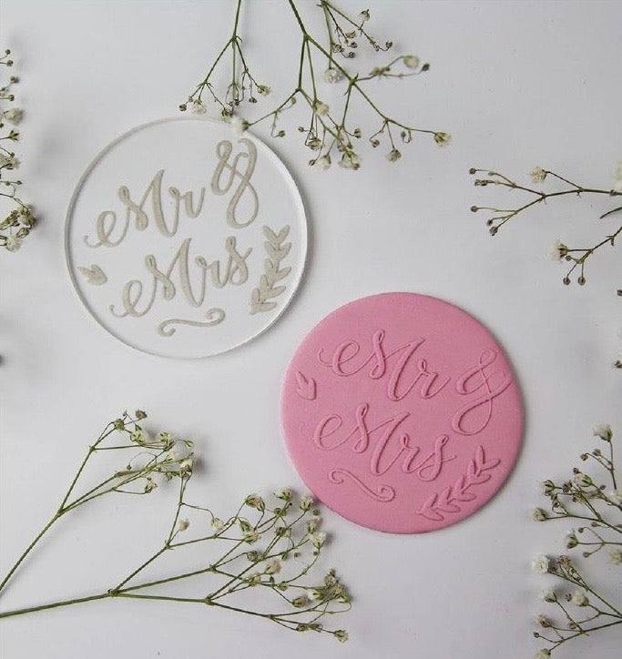 Mr & Mrs Fondant Embosser