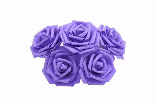 Purple Fomic Flower Pack of 5 Pcs