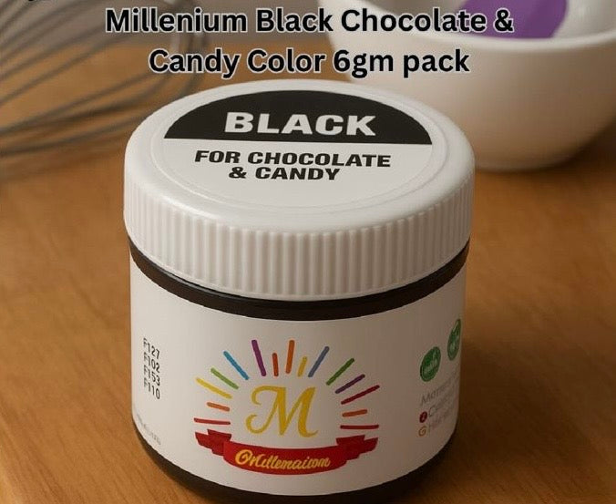 Millenium Black Chocolate & Candy Color 6gm Pack