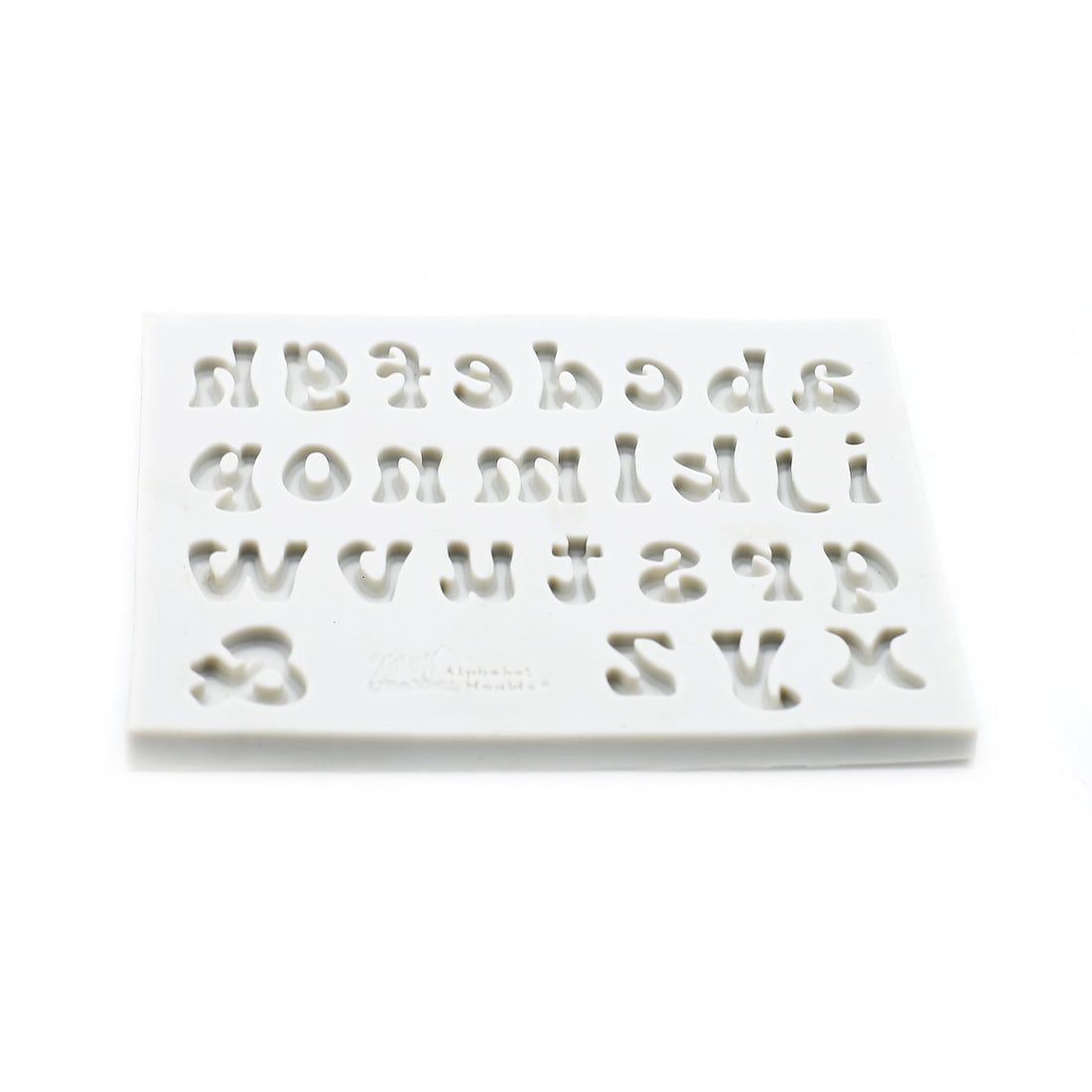 Lowercase Stylish Alphabet Silicone Fondant Mold 27 Cavity