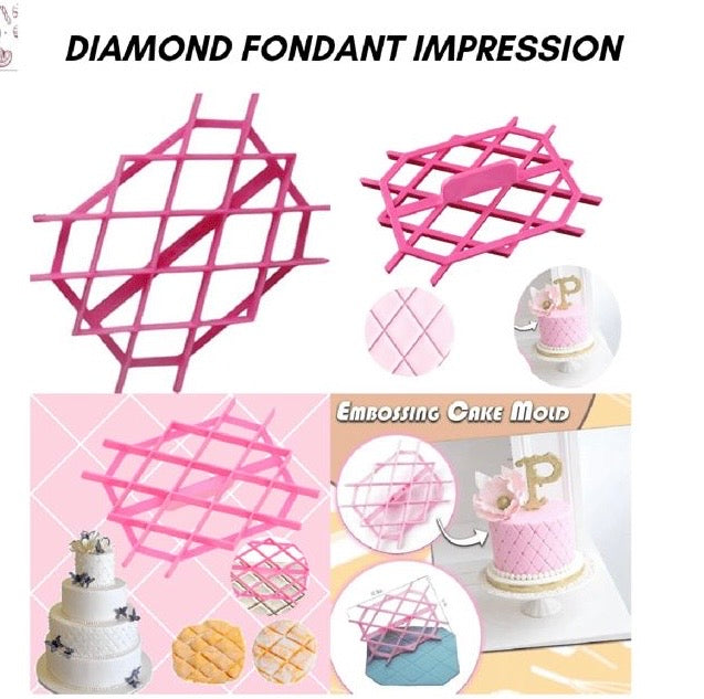 Diamond Fondant Impression