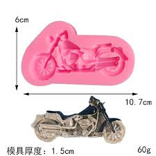 Motorcycle Silicone Fondant Mold