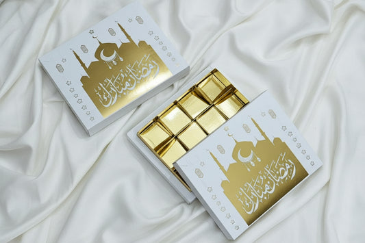 12 Cavity Ramadan Mubarak Dates Box
