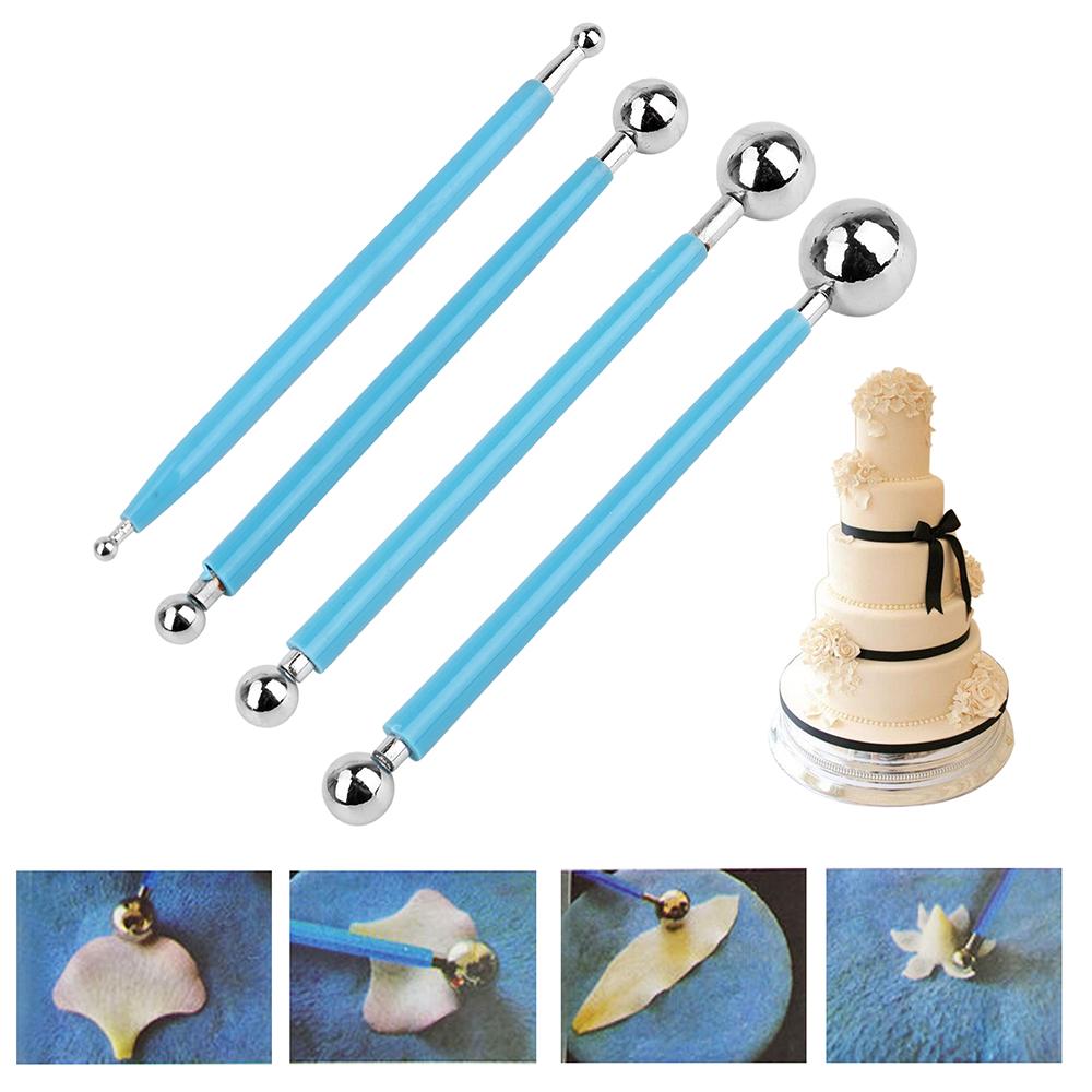 4pcs Metal Ball Modeling Tool Set
