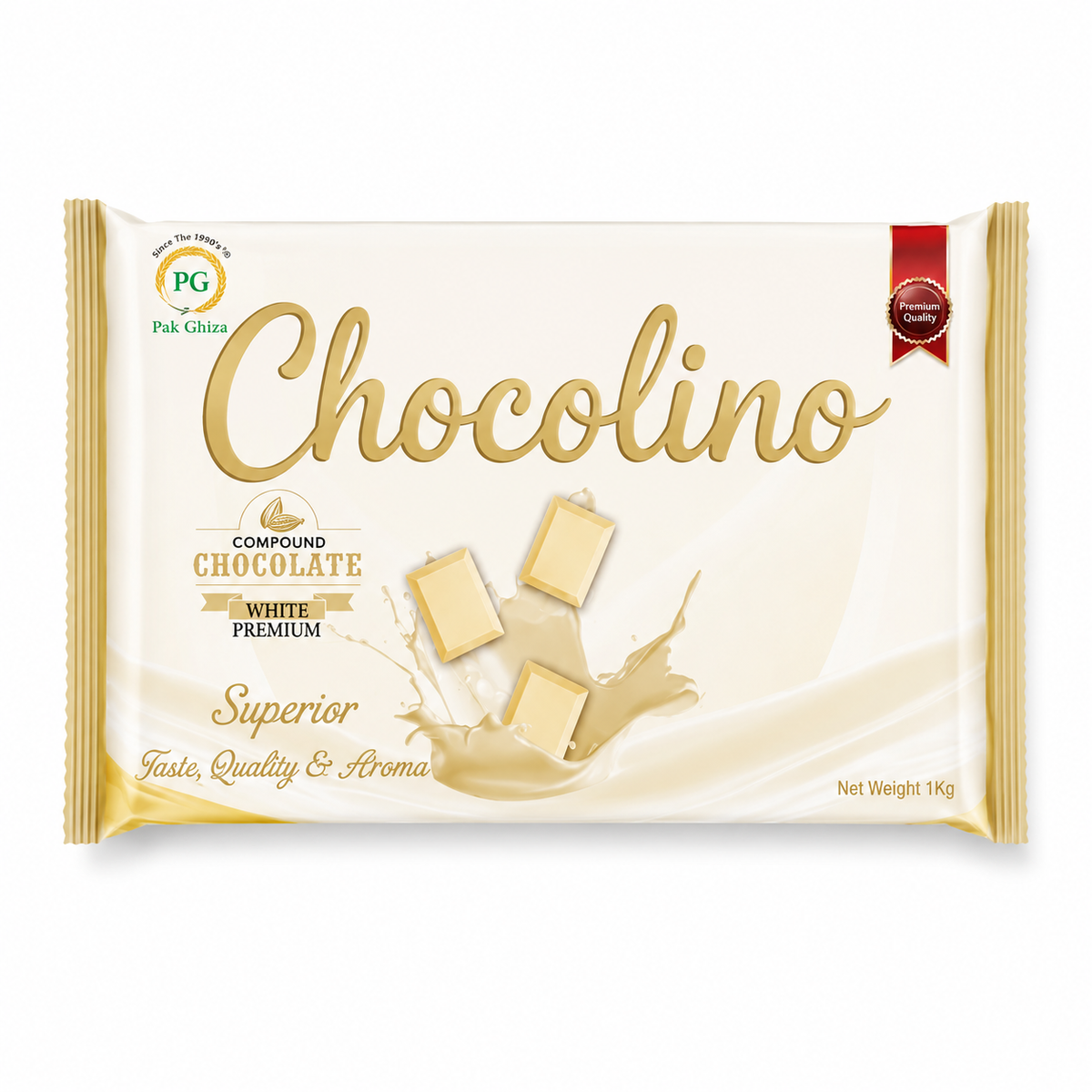 Chocolino Premium White Chocolate Compound 2Kg | Baking Chocolate
