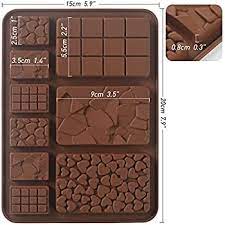 9 in 1 Multi Design chocolate silicone Mold