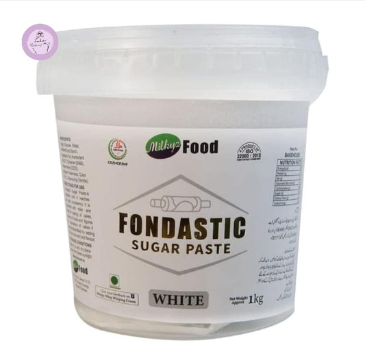 Milkyz Food Fondastic White Sugar Paste 1kg