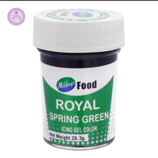 Milkyz Food Royal Spring Green Icing Gel Color 28g