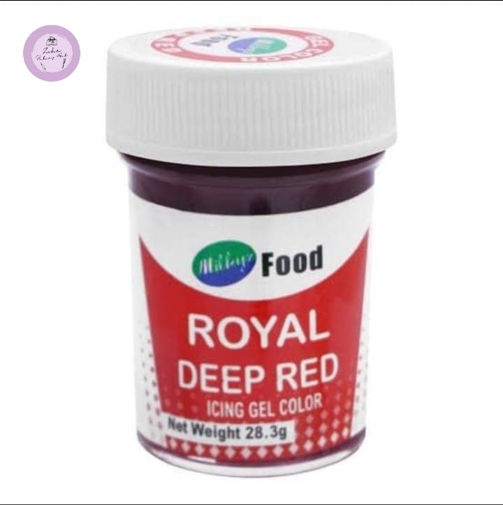 Milkyz Food Royal Deep Red Icing Gel Color 28g