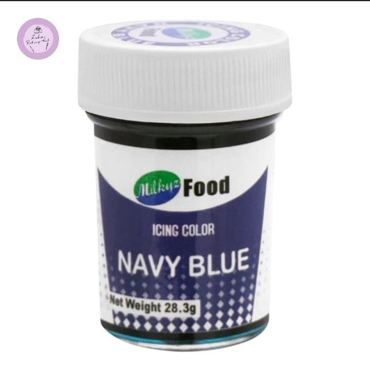 Milkyz Food Navy Blue Icing Gel Color